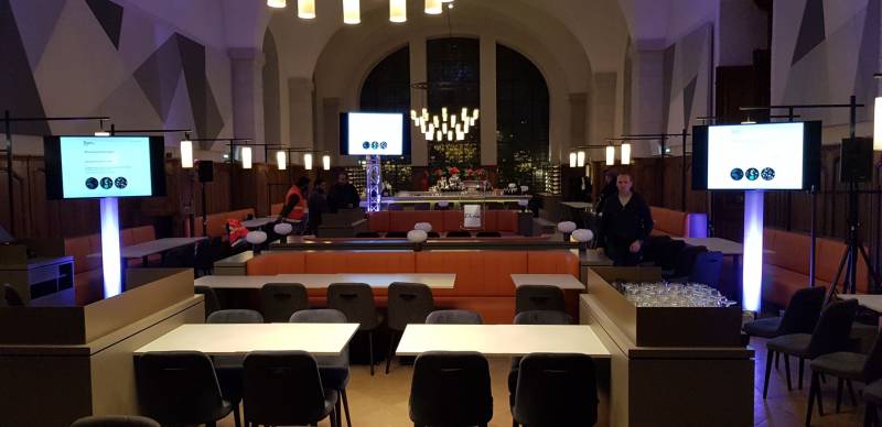 Prestation technique pour une conférence de presse à Lyon